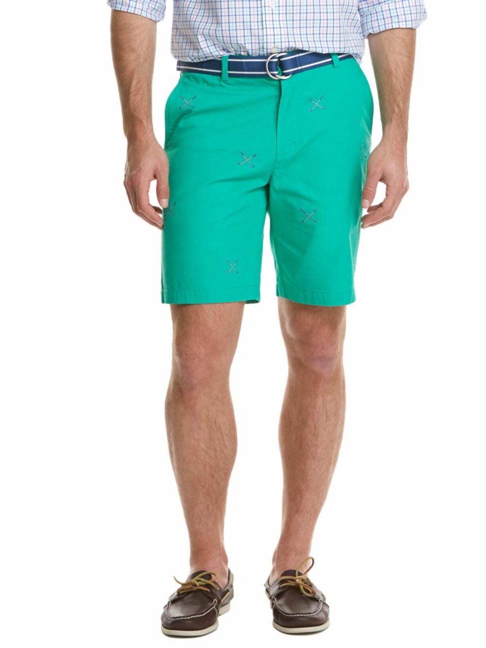 Vineyard Vines Green Embroidered golf Shorts